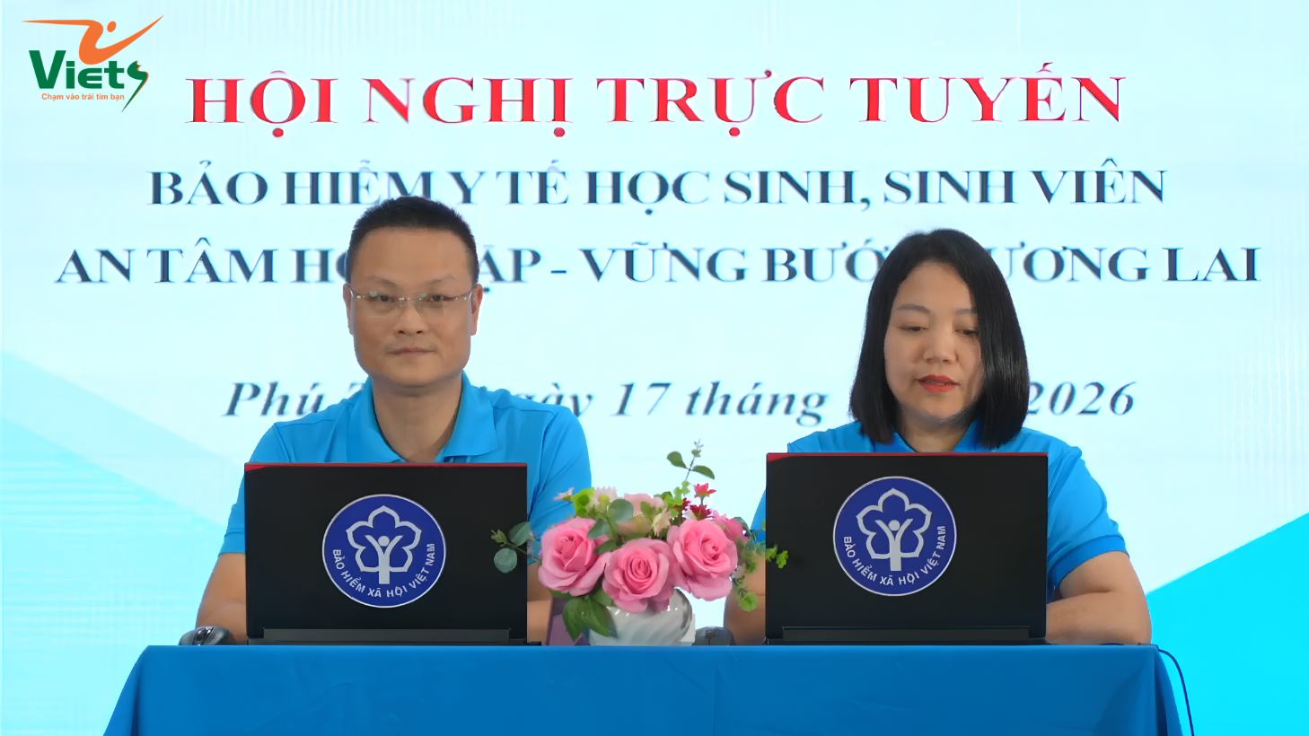 VIETS MEDIA ĐỒNG HÀNH CÙNG BHXH TỈNH PHÚ THỌ TỔ CHỨC LIVESTREAM HỘI NGHỊ TRỰC TUYẾN BHYT HỌC SINH, SINH VIÊN