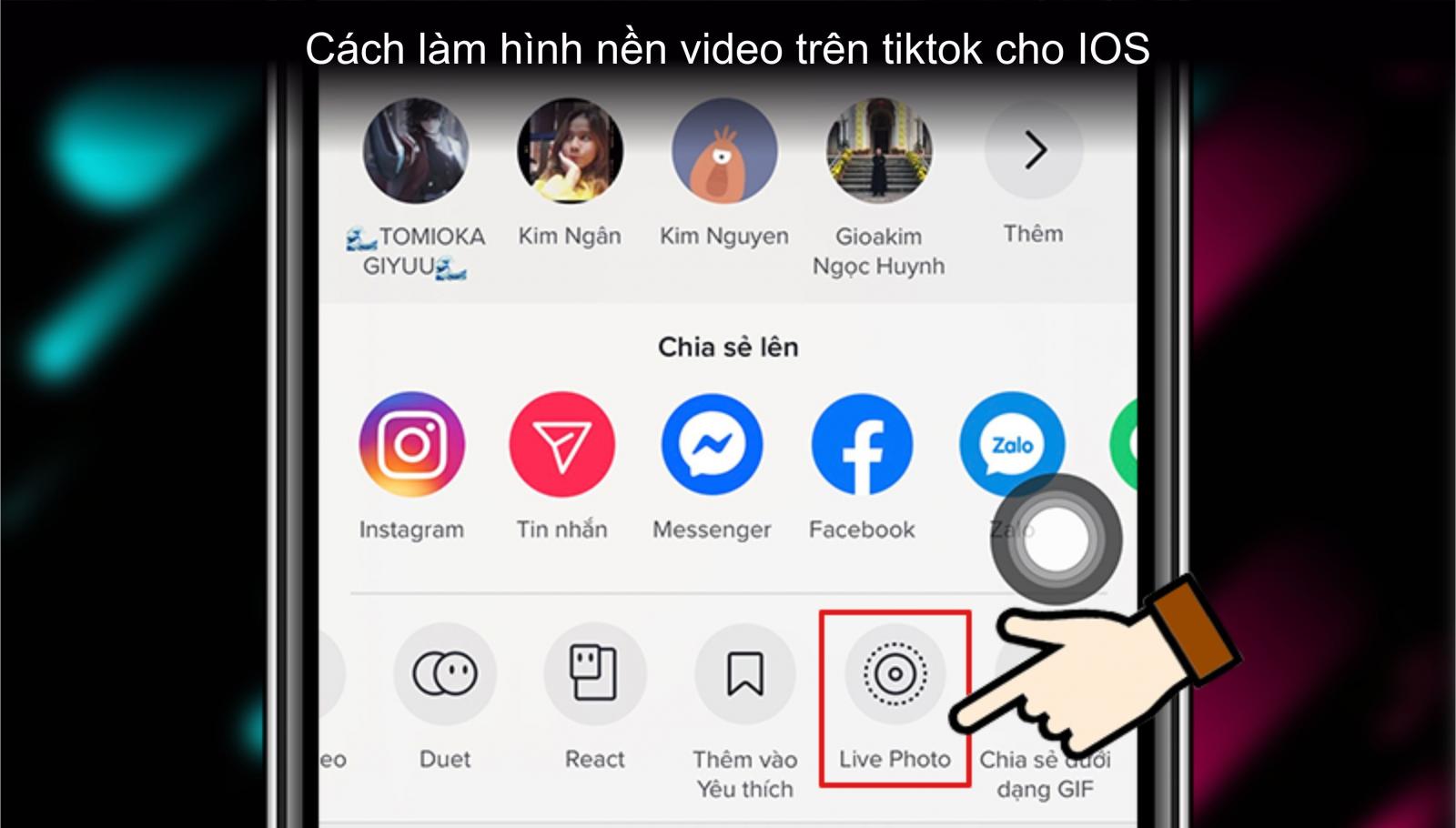 cách làm hình nền video trên tiktok - Viets Media